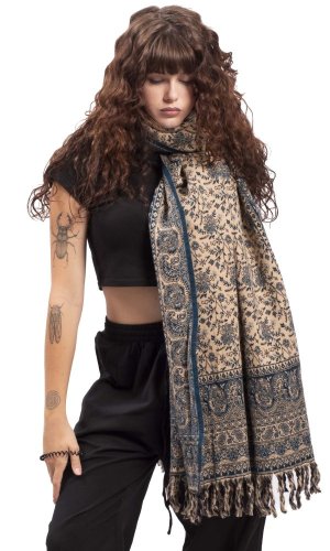 Šála GARAM tmavě modrá I.