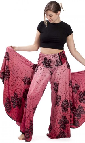 Kolová kalhotová sukně PARIPA růžová