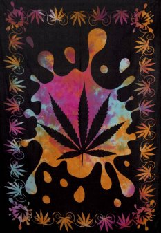 Mandala mała Cannabis II.