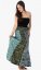 Dlhá sarongová sukňa tyrkysová - Veľkosť: M