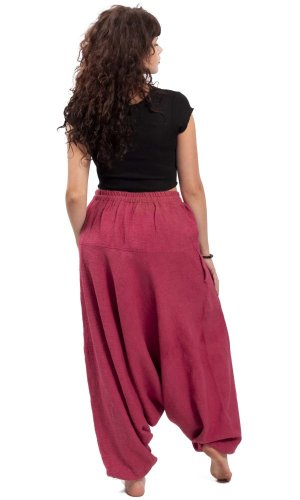Harémové kalhoty / Sultánky KHADAR červené