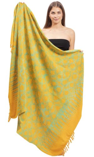Sarong BALI BATIK żółty X.