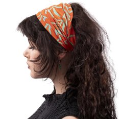 Opaska BALI BATIK pomarańczowa VIII.