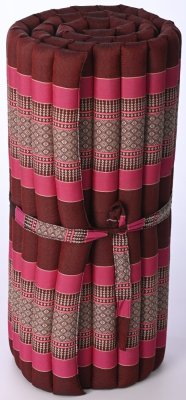 Futon rolovacie ružovo-červený šírka 80cm