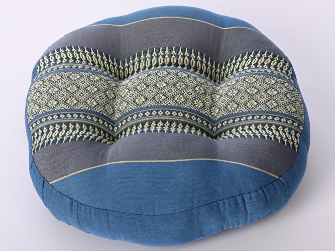 Meditační podsedák kulatý šedo-modrý II.