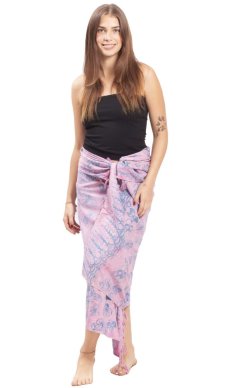 Sarong BALI BATIK růžový XVIII.