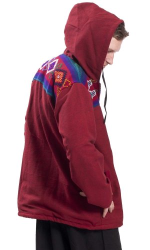 Ciepła kurtka męska VIKRAM czerwona VII. - Rozmiar: XL