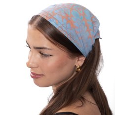 Čelenka BALI BATIK světle modrá IX.
