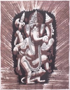 Látkový obrázek GANESHA VII.