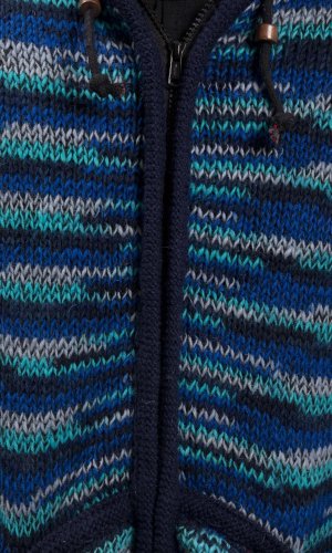 Kurtka dzianinowa MARLED niebieski