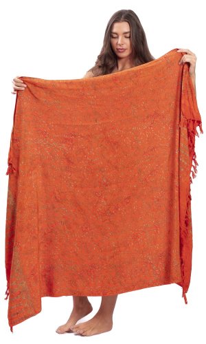 Sarong BALI BATIK oranžový IV.