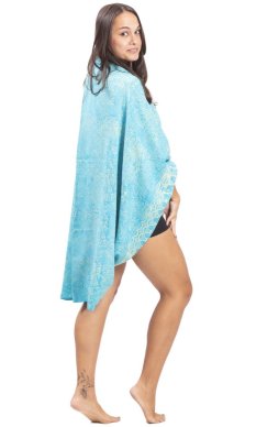 Sarong BALI BATIK modrý XIX.