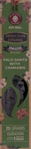 Kadzidełka zapachowe Big Bell PALO SANTO WITH CANNABIS