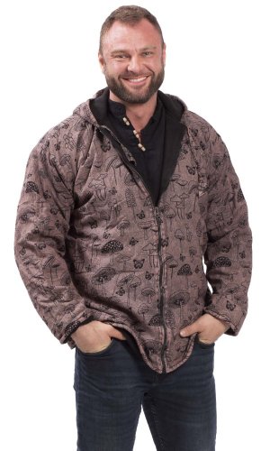 Kurtka z kapturem MUSHROOM bordó