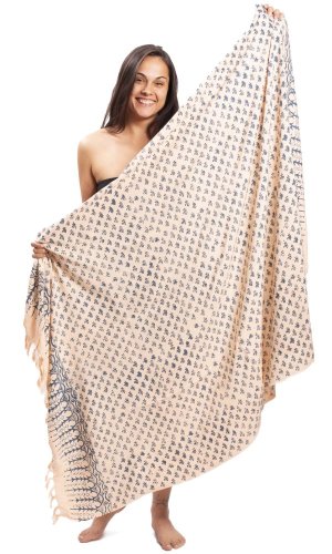 Sarong BALI BATIK béžový VI.