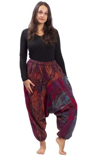 Ciepłe szarawary / Spodnie haremki JUNGLE II.