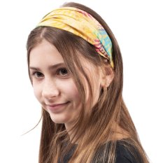 Čelenka BALI BATIK žlutá IV.