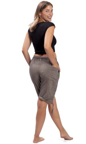 Kraťasy CLASSIC hnědo-béžové