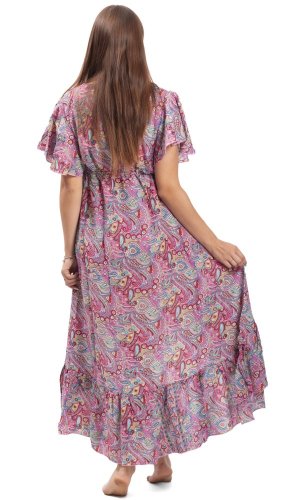 Dámské šaty dlouhé SNEHA růžové II.