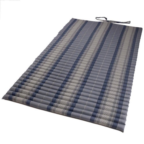 Futon rolowany / szerokość 120 cm / szaro-niebieski III.