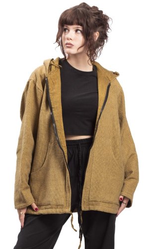 Bunda s kapucí NEPA okrová