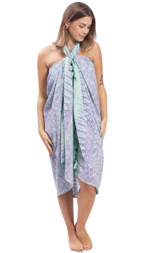 Sarong BALI BATIK liliowy II.