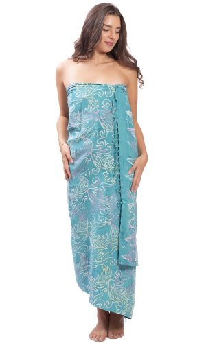 Sarong BALI BATIK tyrkysový IV.