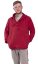 Bluza unisex z kapturem RAHUL WAFLAR czerwona