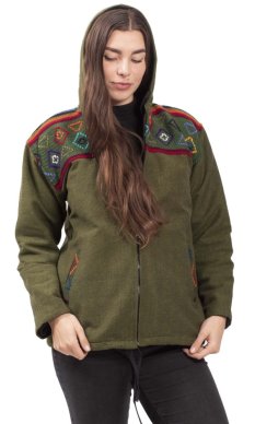 Teplá  bunda VIKRAM zelená XI.