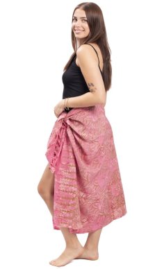 Sarong BALI BATIK ružový VIII.