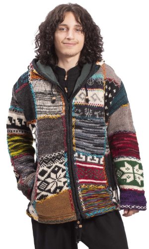 Kurtka dzianinowa HIMALAYAN multicolor - Rozmiar: XL