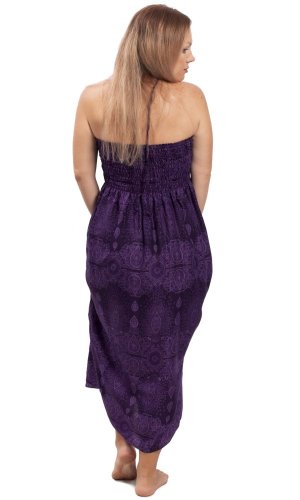 Długa spódnica / suknia THAI TAN fioletowy I.