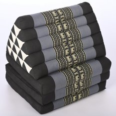 Relaxační trojúhelník velký černo-modrý se slony