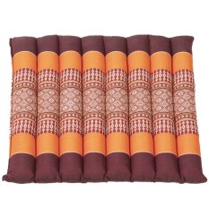 Meditačná poduška CLASSIC  oranžovo-vínový II.