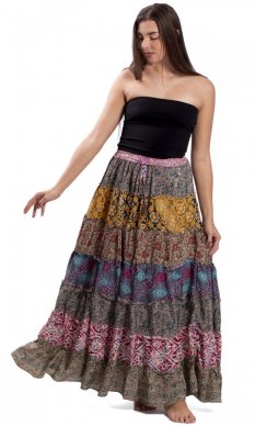 Volánová sukně v etno stylu VI.