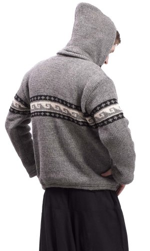 Kurtka wełniana WAVES jasno szara