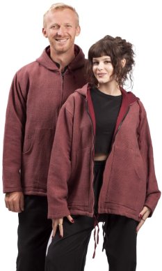 Bunda s kapucí NEPA bordó II.