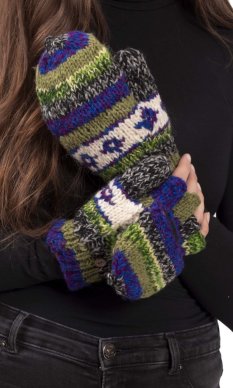 Vlněné převlékací rukavice VI.