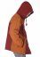 Bunda s kapucí Praja červeno-oranžová - Velikost: 2XL