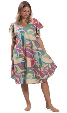 Krótka sukienka multicolor