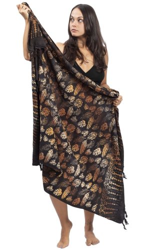Sarong BALI BATIK brązowy IX.