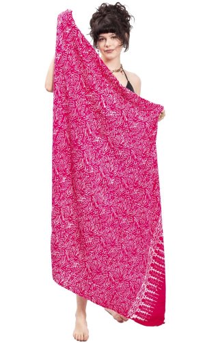 Sarong BALI BATIK czerwony XI.