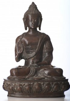 Kovová socha/Budha