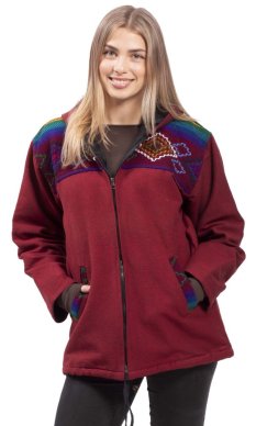 Teplá  bunda VIKRAM červená XII.