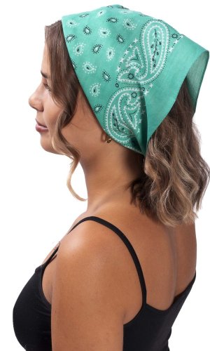 BANDANA šátek zelený IV.