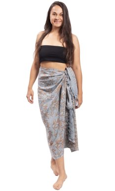 Sarong BALI BATIK šedý IV.