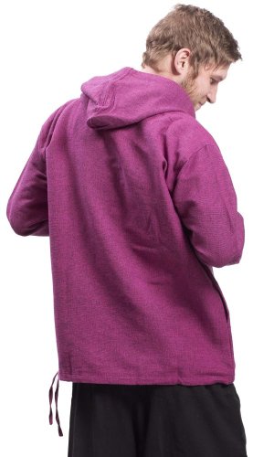 Bluza unisex z kapturem RAHUL różowa