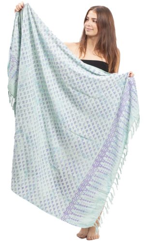 Sarong BALI BATIK zelený XX.