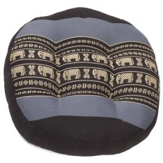 Meditačný podsedák okrúhly ELEPHANT FUTON modro-čierny