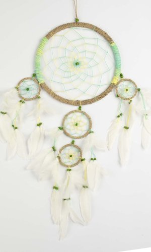 Łapacz snów VEB zielony/ długość  58 cm